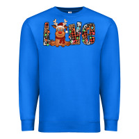 True Royal love christmas reindeer Premium Sweatshirt - Jasminsmagicworld