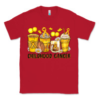 Red childhood cancer coffee cups Classic Tee - Zillion Design Studio