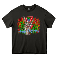 Asphalt punk rock Merry Christmas Heavy Core Tee - CowhideDigitalArt