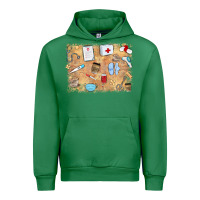 Emerald nurse Urban Hoodie - MaliasSmallBusiness