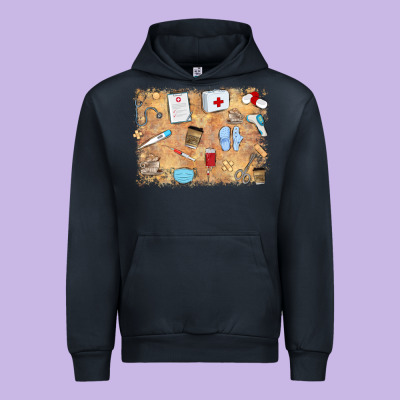 Nurse Urban Hoodie Designed By Maliassmallbusiness