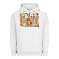 Pigment Lunar Rock nurse Urban Hoodie - MaliasSmallBusiness