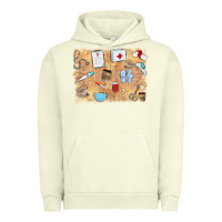 Pigment Pistachio nurse Urban Hoodie - MaliasSmallBusiness