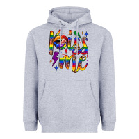 Heather Grey kiss me Heavyweight Hoodie - JahusDesignShop