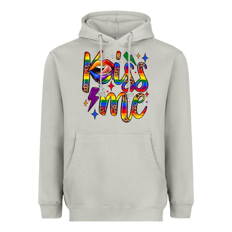 Kiss Me Heavyweight Hoodie by JahusDesignShop | Teevron