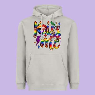 Kiss Me Heavyweight Hoodie Designed By Jahusdesignshop