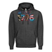 Charcoal Heather Est. 1776 Zipper Hoodie - Neo Western