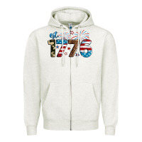 Oatmeal Heather Est. 1776 Zipper Hoodie - Neo Western