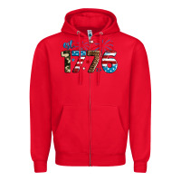 Red Est. 1776 Zipper Hoodie - Neo Western