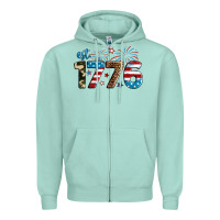 Seafoam Est. 1776 Zipper Hoodie - Neo Western