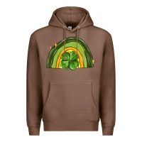 Chestnut st patrick s day shamrock rainbow Premium Hoodie - MaliasSmallBusiness