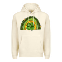 Sandshell st patrick s day shamrock rainbow Premium Hoodie - MaliasSmallBusiness