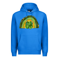 True Royal st patrick s day shamrock rainbow Premium Hoodie - MaliasSmallBusiness