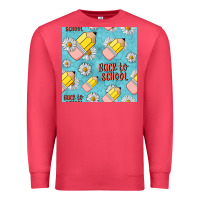 Cardinal back to school seamless pattern Premium Sweatshirt - BundleAndBundleShop