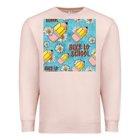 Pale Pink back to school seamless pattern Premium Sweatshirt - BundleAndBundleShop