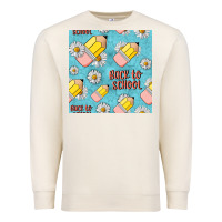 Sandshell back to school seamless pattern Premium Sweatshirt - BundleAndBundleShop