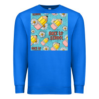 True Royal back to school seamless pattern Premium Sweatshirt - BundleAndBundleShop