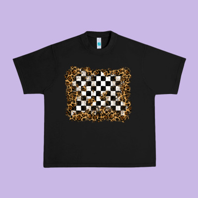 Urban Heavy Tee racing leopard background