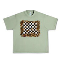 Oil Green racing leopard background Urban Heavy Tee - RanaPortraitStore