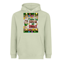 Matcha christmas fueled by cocoa and christ Heavyweight Hoodie - Artiststas