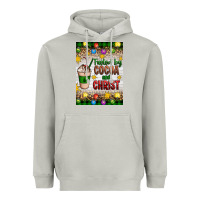 Moon Dust christmas fueled by cocoa and christ Heavyweight Hoodie - Artiststas
