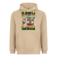 Mushroom christmas fueled by cocoa and christ Heavyweight Hoodie - Artiststas