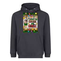 Smoke christmas fueled by cocoa and christ Heavyweight Hoodie - Artiststas