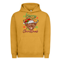 Pigment Peanut Butter merry christmas cow Urban Hoodie - MaliasSmallBusiness