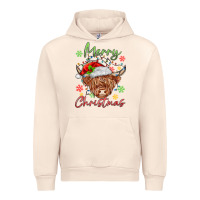 Sandshell merry christmas cow Urban Hoodie - MaliasSmallBusiness