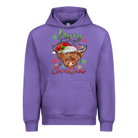 Tulip merry christmas cow Urban Hoodie - MaliasSmallBusiness