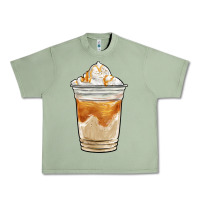 Oil Green iced caramel frappuccino coffee Urban Heavy Tee - BarkalooDesign