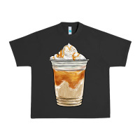 Pigment Black iced caramel frappuccino coffee Urban Heavy Tee - BarkalooDesign