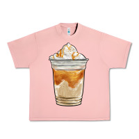 Salmon iced caramel frappuccino coffee Urban Heavy Tee - BarkalooDesign