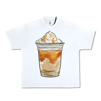 White iced caramel frappuccino coffee Urban Heavy Tee - BarkalooDesign
