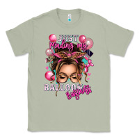 Matcha just minding my balloon business messy bun Classic Tee - texasbilliewilder