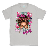 Moon Dust just minding my balloon business messy bun Classic Tee - texasbilliewilder