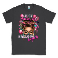 Smoke just minding my balloon business messy bun Classic Tee - texasbilliewilder