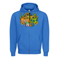 True Royal hello fall Zipper Hoodie - CowhideDigitalArt