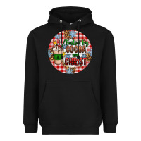 Black christmas fueled by cocoa and christ ornament Heavyweight Hoodie - Artiststas