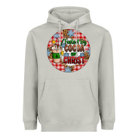 Moon Dust christmas fueled by cocoa and christ ornament Heavyweight Hoodie - Artiststas