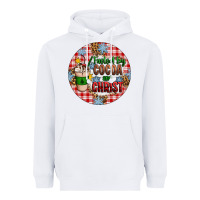 White christmas fueled by cocoa and christ ornament Heavyweight Hoodie - Artiststas