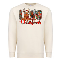 Sandshell love christmas reindeer Premium Sweatshirt - Jasminsmagicworld