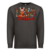 Smoke love christmas reindeer Premium Sweatshirt - Jasminsmagicworld