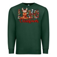 Sports Green love christmas reindeer Premium Sweatshirt - Jasminsmagicworld