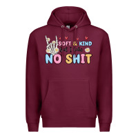 Burgundy soft and kind but i take no shit Premium Hoodie - MaliasSmallBusiness