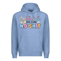 Colony Blue soft and kind but i take no shit Premium Hoodie - MaliasSmallBusiness