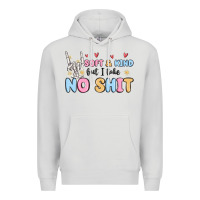 Dove Grey soft and kind but i take no shit Premium Hoodie - MaliasSmallBusiness