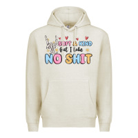 Oatmeal Heather soft and kind but i take no shit Premium Hoodie - MaliasSmallBusiness
