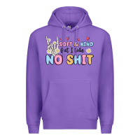 Purple soft and kind but i take no shit Premium Hoodie - MaliasSmallBusiness