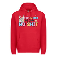 Red soft and kind but i take no shit Premium Hoodie - MaliasSmallBusiness